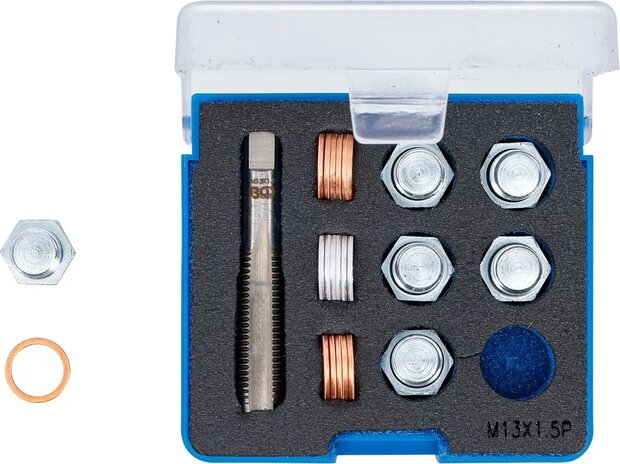 Repair Kit for Oil Drain Thread M13 x 1.5 mm