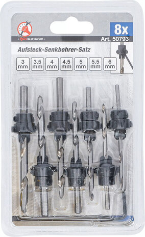 Countersink Drill Bit 8 pcs