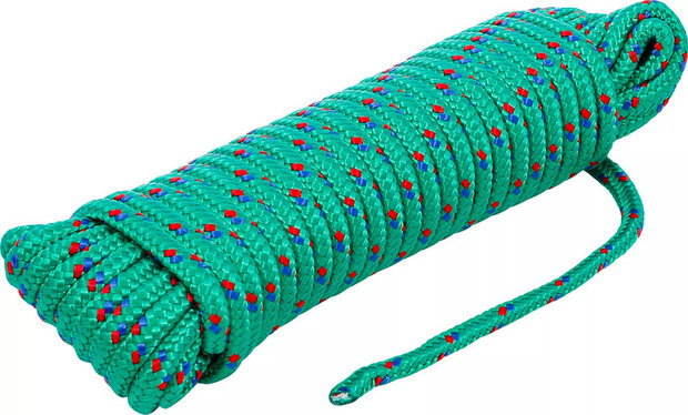 Plastic Rope / All-Purpose Rope 6 mm x 10 m green