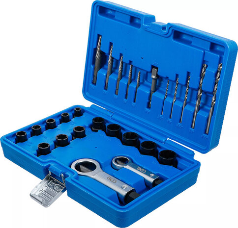 Twist Socket (Spiral Profile) / Screw Extractor and Nut Splitter Set 26 pcs