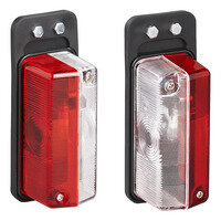 Front light red/white 92x42mm on holder