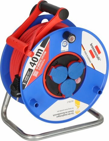 Garant Bretec IP44 cable reel for site & professional 40m H07RN-F 3G1,5