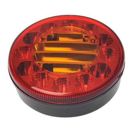 Rear lamp 3 function 122mm 24LED