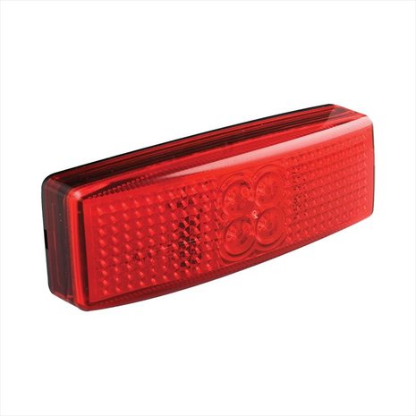 Front position lamp 12/24V red 110x40mm LED