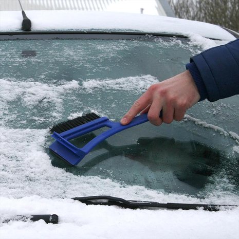 Snow brush 14,5 inch with ice scraper