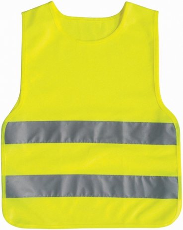 Safety vest yellow for children