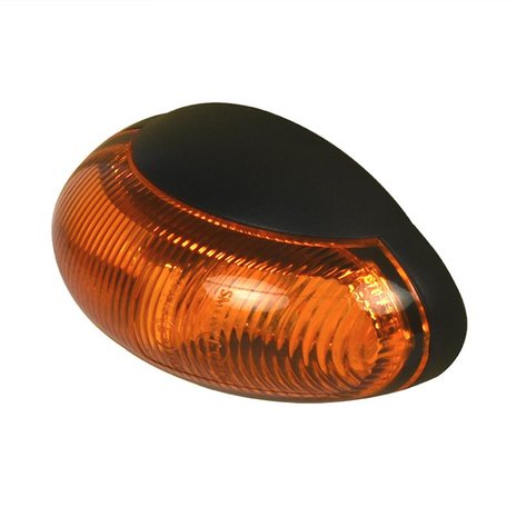 Side marker lamp 10-30V amber 60x34mm LED