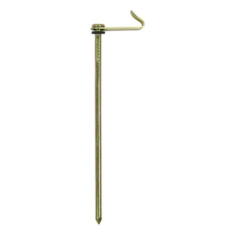 Rock peg 21cm metal with hook