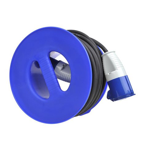 Cord wheel for CEE extension cable