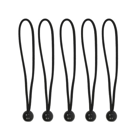 Spanner for tent elastic 25cm with plastic ball set of 5 pieces