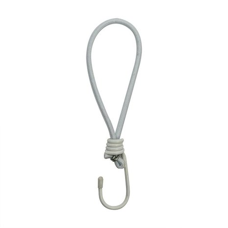 Spanner for tent elastic white with hook