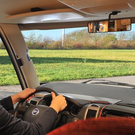 Panoramic rear view mirror