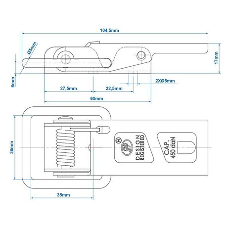 Trailer latch SPP ZBN-06