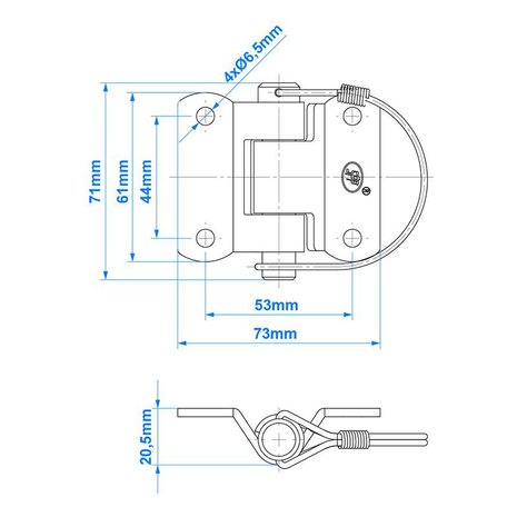 Hinge SPP ZW-03.40