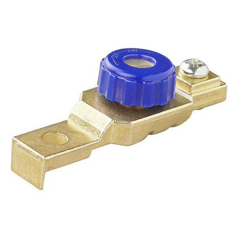 Battery terminal clamp (-) with disconnect switch for motorcycle