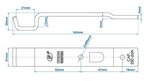 Bar for trailer latch SPP Z-05A