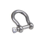 D-shackle 10mm, A4 RVS AISI 316, 4.000 daN