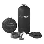 Camping shower 11L with foot pump