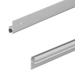 Aluminium tentrail 180° 100 x 2.6 cm