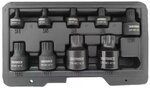 Stubby Impact Spline Bit Cap Set M4 to M18 Low Profile 9-piece