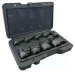 Stubby Impact Spline Bit Cap Set M4 to M18 Low Profile 9-piece