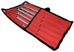 Double ring wrench set MM extra long 6-piece