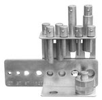 Punch set 8-piece diameter 10-30mm for workshop press