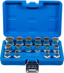 Socket Set, 12-point 12.5 mm (1/2) drive 8 - 24 mm 16 pcs.