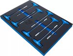 Tool Tray 3/3: T-Handle Socket Set 9 pcs