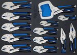 Tool Tray 3/3: Locking Grip Pliers Set 13 pcs