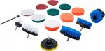 Grinding / Polishing Discs and Brush Attachment Set for Drills 16 pcs