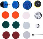 Grinding / Polishing Discs and Brush Attachment Set for Drills 16 pcs