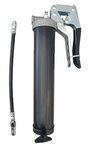 Heavy duty grease gun - gun type with hose and coupling