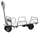 Electric platform trolley 400kg 1210x850mm - battery 36V / 12Ah