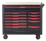 Tool trolley XXL 300-piece with wooden top