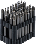 Bit set long (1/4) hexagon socket different profiles 32-piece