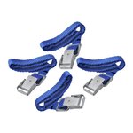 Tie down straps with metal snap-lock for bike carrier 4 pieces