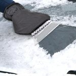 Ice scraper with glove Fleece