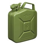 Jerry can 5L metal green UN- & TüV/GS-approved