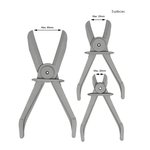 Hose clamp plier set plastic 3 pieces