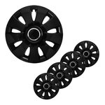 Wheel cover Aura black 15 inch x4 pcs