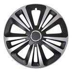 Wheel cover Terra silver/black 13 inch x4 pcs