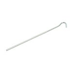 Tent peg 22cm metal with open eyelet x2 stuks