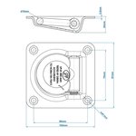 Cargo lashing anchor SPP UP-01