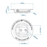 Cargo lashing anchor round SPP UP-03