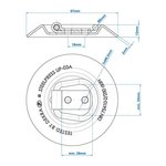 Cargo lashing anchor round SPP UP-03A