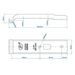 Bar for trailer latch SPP Z-02 x2 stuks