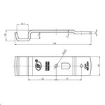 Bar for trailer latch SPP Z-02A x2 stuks