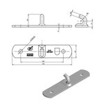 Bar for trailer latch SPP Z-03