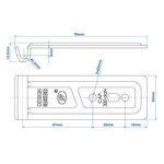 Bar for trailer latch SPP Z-06 x2 stuks